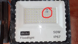 Mini FloodLight 50w IP67 Repair LED Light Repairing50w IP67 flood light repairing [upl. by Solana]