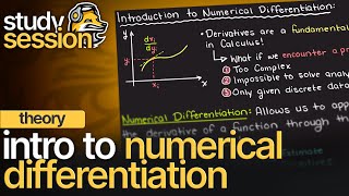 Introduction To Numerical Differentiation  Numerical Methods [upl. by Legin]