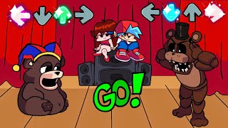 Friday Night Funkin  quotThe Amazing Digital Circus Themequot but Freddy Fazbear Sings It [upl. by Bevin]