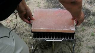 Cooking on a Himalayan Salt Stone [upl. by Arvad]