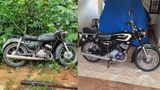 Suzuki K125 Motorcycle Full Restoration  Suzuki Classic 2Stroke Motorcycle Restoration [upl. by Krystyna]