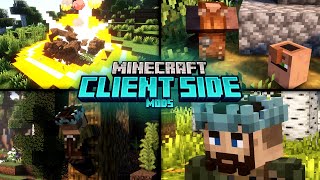 30 Best Minecraft Client Side Mods 2024 [upl. by Gnaht]