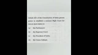 Article 231 civilservicesexams gk history upsc [upl. by Yerffoj]