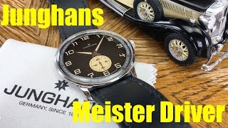 Junghans Meister Driver Handaufzug Eine Uhr mit RetroCharme Ref 027360700 [upl. by Naam]