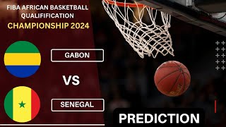 Gabon vs Senegal FIBA Africa Basketball Championship 2024 Qualifiers Prediction Preview [upl. by Ylime156]