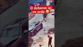 Dubanın işi ne orda eğlence funny komik komedi mizah araba traffic kaza fyp trending tbt [upl. by Rawdin]