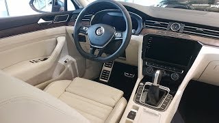 VW Passat All Track 2018 4 Motion Amazing White Leather Interior [upl. by Akitahs799]