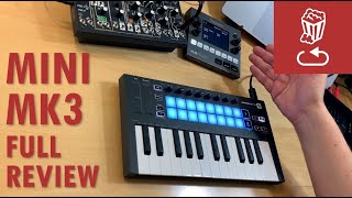 Review LaunchKey MINI MK3  Ableton Live  Generative arp  TRS MIDI explained MKIII tutorial [upl. by Aphra338]