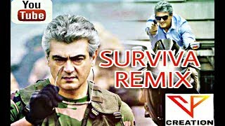 Vivegam  Surviva song remix  Ajith kumar  Anirudh Ravichander  VP creation [upl. by Eceinaj]