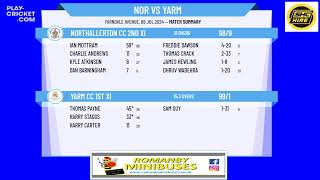 Northallerton CC 2nd XI v Yarm CC 1st XI [upl. by Azyl]