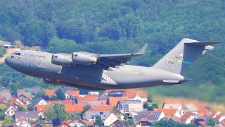 US Marines KC130J HC130J Combat King II KC135 C5 C17  Aviation Ramstein [upl. by Annis98]