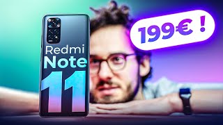 Voici le MEILLEUR SMARTPHONE à moins de 200€  Xiaomi Redmi Note 11 [upl. by Ives]