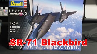 Revell 148 Lockheed SR71 Blackbird  04967 [upl. by Nilyam]