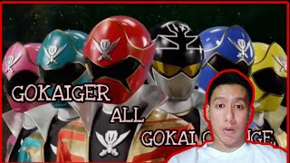 Reaction to Gokaiger All Gokai Change Henshin Series and Movies  45onemore Gokaiger [upl. by Novikoff]