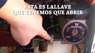 Tutorial para subir la presión de agua de la calefacción en calderas Chaffoteaux amp Maury 720p [upl. by Reiner104]