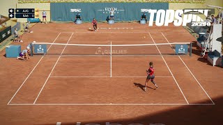 Top Spin 2K25  Serena Williams Vs Serena Williams  Lisbon Arena  2K Tour Gameplay PS5 [upl. by Aibun]