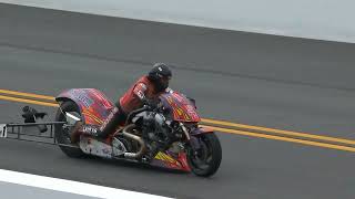 Randall Andras Tii Tharpe Top Fuel Harley Motorcycle Final Eliminations Circle K Four Wide Natio [upl. by Aniarrol]