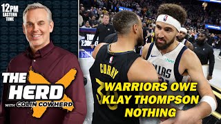 Colin Cowherd  Warriors Signing Klay Thompson to a Long Deal Wouldve Paralyzed the Franchise [upl. by Baras]