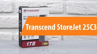 Распаковка Transcend StoreJet 25C3  Unboxing Transcend StoreJet 25C3 [upl. by Seafowl30]