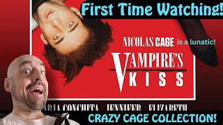 Vampires Kiss 1988 FIRST TIME WATCHING  Movie Reaction  CRAZY CAGE Collection Commentary [upl. by Sarena972]