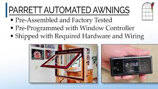 Motorized Piston Awning Installation amp Operation  Parrett Windows amp Doors [upl. by Durkin893]