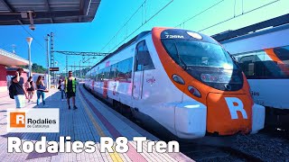 R8 Tren  Rodalies de Catalunya  Ruta Completa [upl. by Virge]