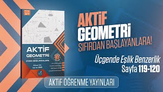 Aktif Geometri Çözümleri  Sayfa 119120  Üçgende Eşlik Benzerlik [upl. by Waal61]