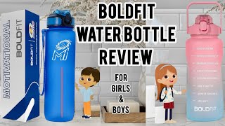 Boldfit water bottle review [upl. by Ranita]