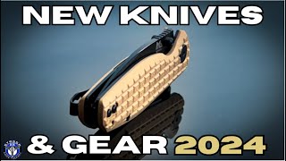 First New Knives amp EDC Gear for 2024 Happy New Year to All [upl. by Yunick]