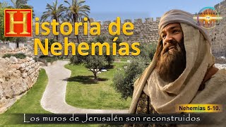 3529 Los muros de Jerusalén son reconstruidos Nehemías 510 [upl. by Vod]