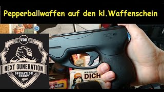 Pepperballwaffen im kleinen Waffenschein aufnehmen  Vorschlag Nr 2 vdbverband nextguneration [upl. by Eirrod]