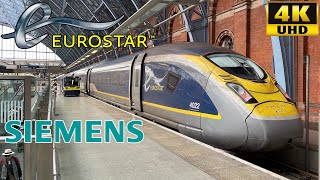 Eurostar Paris Gare du Nord to London St Pancras International Siemens British Rail Class374 e320 [upl. by Gabby]