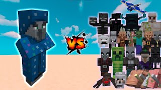 Illusioner vs All Mobs in Minecraft [upl. by Ayotahs]