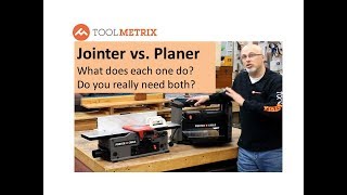 Jointer vs Planer What Does Each One Do [upl. by Ainessey]