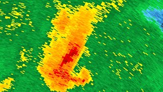 2024 Shongaloo Louisiana Supercell Radar Loop [upl. by Lacagnia]