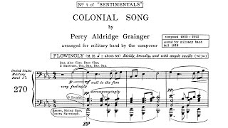 Percy Grainger  Colonial Song 19121918 [upl. by Larret]