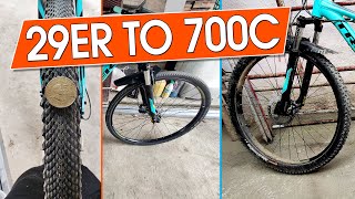 Pwede ba ang 700c na gulong sa 29er na rims [upl. by Ludovico]