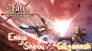 Fate Unlimited Codes  Emiya Shirou vs Gilgamesh [upl. by Bowie]