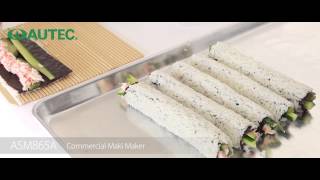 AUTEC Sushi Robot  Sushi Rice Sheet Maker ASM865A [upl. by Bendicta]