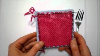 Basic Pin Loom WeavingPart 5 of 6 [upl. by Von276]