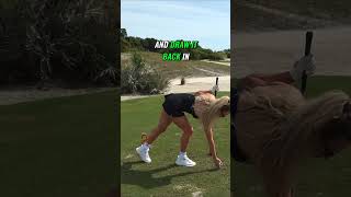 Paige Spiranac Mastering the Draw How to Hit a Beautiful Controlled Shot With Bryson Dechambeau [upl. by Ynnahc370]