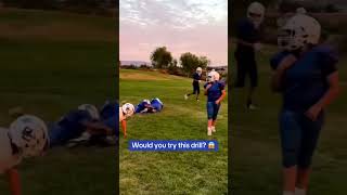 Duck Duck Goose football drill 🤯🏈 shorts [upl. by Maure]