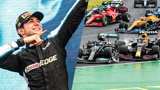 ESTEBAN OCONS 1st F1 Win  2021 Hungarian Grand Prix Podium Full Video [upl. by Elohcin117]