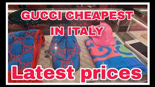 BIGGEST GUCCI OUTLET IVE EVER SEEN  ADIDAS IN COLLABORATION WITH GUCCI  GUCCI HUGE LUXURY OUTLET [upl. by Ainolloppa]