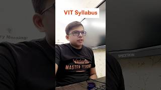 VIT syllabus in one minute  VIT 2023  Harsh sir shorts vit viteee2023 [upl. by Brigham]