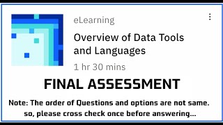 Final AssessmentOverview of Data Tools and Languages ibm eduskills edunet [upl. by Nnayrrehs574]