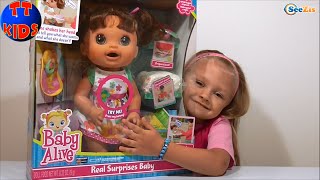 ✔ Baby Alive Doll a New Surprise of girl Yaroslava Новая Кукла Сюрприз от Ярославы Серия 51 ✔ [upl. by Llednyl73]