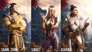 Mortal Kombat 1  ALL Characters Select Animations [upl. by Hewitt]