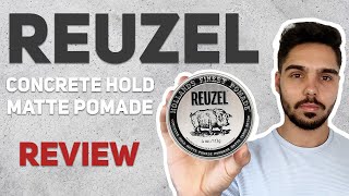 Reuzel Concrete Hold Matte Pomade  Product Review [upl. by Siednarb]