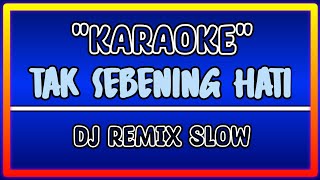 TAK SEBENING HATI  KARAOKE NADA COWOK DJ REMIX SLOW  leo waldy [upl. by Trbor]